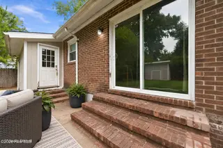 811 Little John Avenue, Jacksonville, NC 28546 — 3-bedroom home in Sherwood Forest, Jacksonville, NC, photo 22 of 24: Back Door
