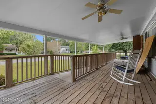 712 Page Drive, Jacksonville, NC 28540 — 4-bedroom home in Northwoods, Jacksonville, NC, photo 3 of 18: Front Porch & Ramp