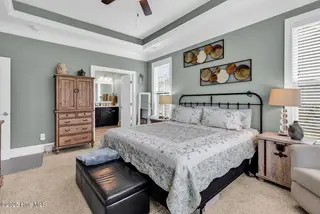 3032 Eno Lane, Leland, NC 28451 — 4-bedroom home in Brunswick Forest, Leland, NC, photo 18 of 55: Master Bedroom