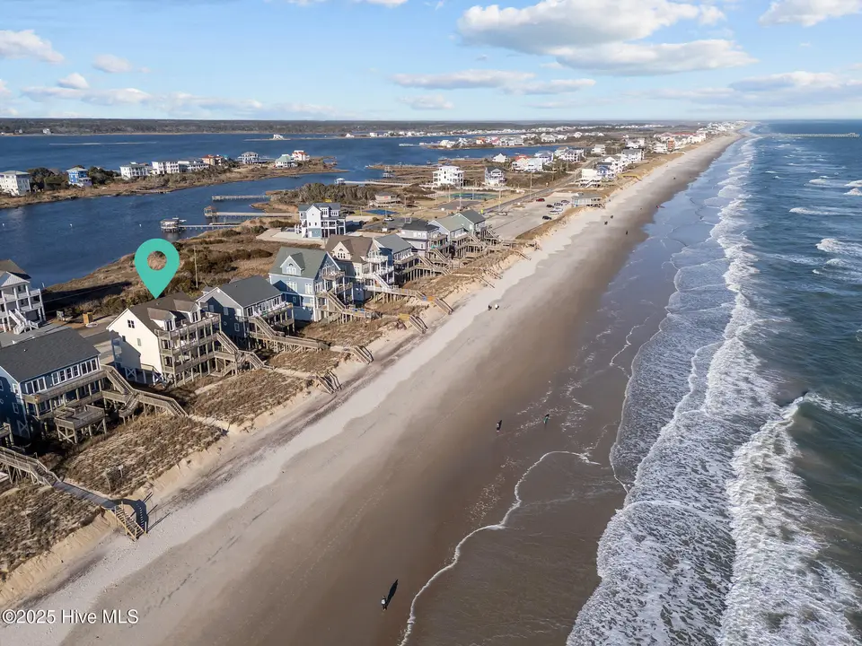 418 New River Inlet Road, North Topsail Beach, NC 28460 – photo 1 of 62: Aerial View