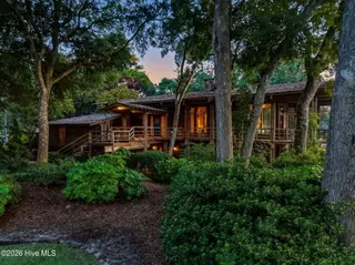 159 Loblolly Drive, Pine Knoll Shores, NC 28512 – photo 4: Front twilight