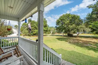 1961 Gastonia Road, Southport, NC 28461 — 3-bedroom home in Boiling Spring Lakes, Southport, NC, photo 6 of 25: Front porch view