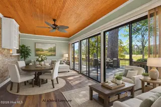 1929 Caracara Drive, New Bern, NC 28560 – photo 11: Sunroom with Furniture Added