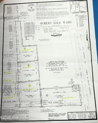 157 New Hope Street, Whiteville, NC 28472 – photo 3: Survey Map New Hope