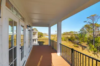 538 Sheldrake Court, Beaufort, NC 28516 – photo 19: Porch off of Primary Suite