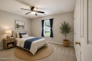902 Gum Branch Court, Havelock, NC 28532 – photo 17: Virtually Staged Bedroom 2