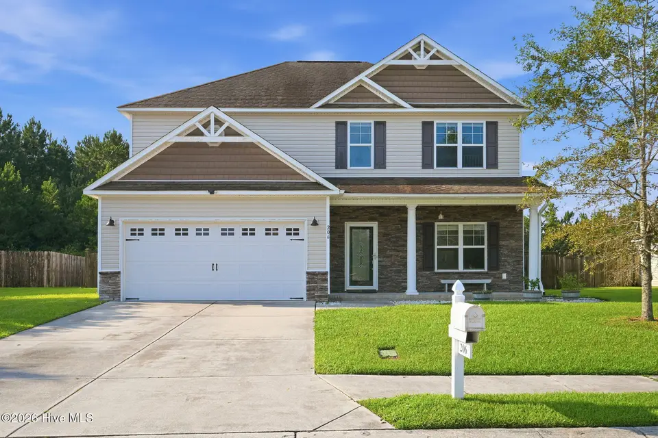 206 Seville Street, Jacksonville, NC 28546 — 4-bedroom home in Carolina Plantations, Jacksonville, NC, photo 1 of 54