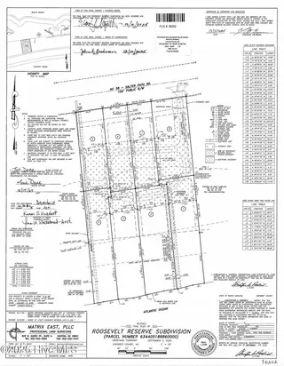 105 Lot 3 3 Roosevelt Reserve Park Place, Pine Knoll Shores, NC 28512 – photo 10: Roosevelt Reserve Plat Map