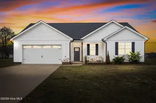 9122 Byron Court, Bailey, NC 27807 – photo 1: Front Exterior Twilight