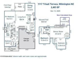 1117 Trisail Terrace, Wilmington, NC 28412 – photo 2: floor plan