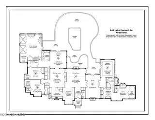 845 Lake Dornoch Drive, Pinehurst, NC 28374 – photo 9: First Floor - Floor Plan