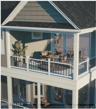 3103 St James Drive SE, Southport, NC 28461 — 4-bedroom townhome in St James, Southport, NC, photo 4 of 9: Porch View