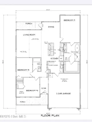 121 Neck Road SE, Bolivia, NC 28422 — 3-bedroom home, Bolivia, NC, photo 9 of 50: floor plan sketch