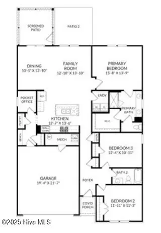 7427 Linda Vista Lane 252, Leland, NC 28451 – photo 3: Quentin Floorplan