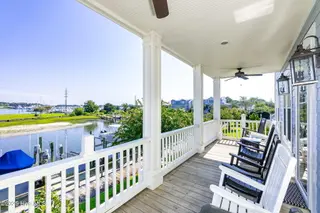104 Gallants Lane, Beaufort, NC 28516 — 5-bedroom home in Gallants Landing, Beaufort, NC, photo 6 of 52: Front Porch View