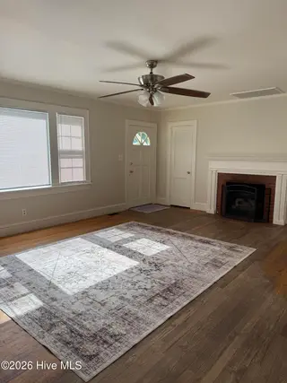 2506 Sunset Avenue, Greenville, NC 27834 – photo 3: Living Room + Fireplace