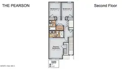 20 Cashmere Court Unit 2, Wilmington, NC 28411 — 3-bedroom townhome in Blake Farm, Wilmington, NC, photo 3 of 40: Pearson_Second Floor