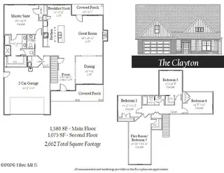 492 Longleaf Drive, West End, NC 27376 – photo 2: Clayton Plan Photo for MLS
