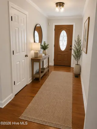 3017 Octavia Drive, Rocky Mount, NC 27804 – photo 6: Virtually staged foyer-3017 Octavia