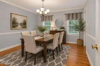 1020 Ridgemeadow Lane, Rocky Mount, NC 27803 – photo 8: Virtually Staged - Dining Room