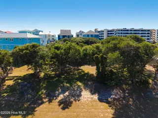 106 Ocean Bluff Drive, Indian Beach, NC 28512 — lot in Ocean Bluff, Indian Beach, NC, photo 8 of 15: Elevated View of the Lot