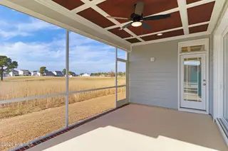 119 Windswept Lane, Beaufort, NC 28516 – photo 23: Screened Porch Overlooking Golf Course