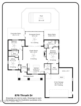 876 Thrush Drive, Vass, NC 28394 – photo 9: Floor Plan_876 Thrush Dr_page-0001
