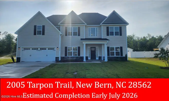 2005 Tarpon Trail, New Bern, NC 28562 – photo 1 of 27: MLS 6-29-26