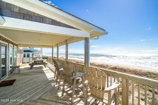 1819 Salter Path Road, Indian Beach, NC 28512 – photo 4: Open & covered porch overlooks beach