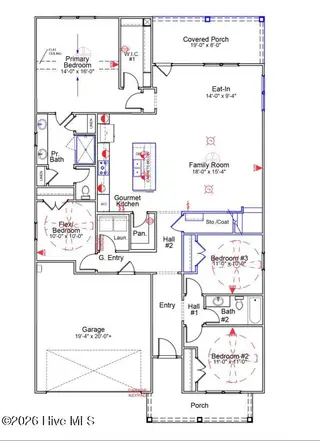9251 Salty Breeze Place, Leland, NC 28451 — 5-bedroom home in Grand Park, Leland, NC, photo 2 of 42: 292 1st floor