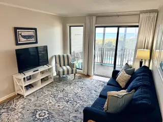 2511 W Fort Macon Road 211-B, Atlantic Beach, NC 28512 – photo 4: Living Room & waterviews