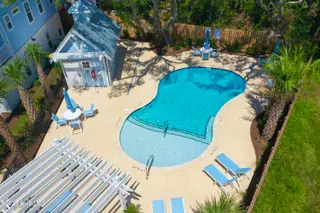 305 Red Lewis Drive, Kure Beach, NC 28449 – photo 19: view of the pool from the deck