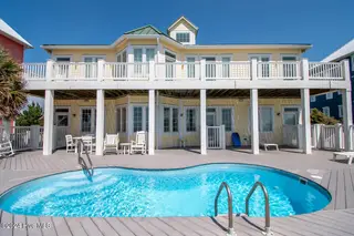 5715 Ocean Drive, Emerald Isle, NC 28594 – photo 2: Ocean side of home