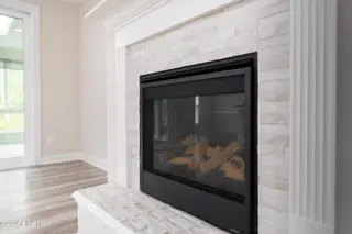 8983 Mango Bay Court NE, Leland, NC 28451 — 4-bedroom townhome in Compass Pointe, Leland, NC, photo 10 of 53: Gas Fireplace