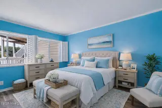 650 Salter Path Road 103, Pine Knoll Shores, NC 28512 – photo 15: AI furnish bedroom 3