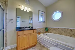 1302 New River Inlet Road, North Topsail Beach, NC 28460 – photo 12: The Greenwood Bath 3 Jacuzzi Tub