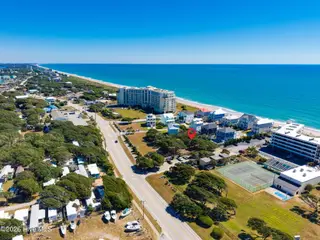 106 Ocean Bluff Drive, Indian Beach, NC 28512 — lot in Ocean Bluff, Indian Beach, NC, photo 13 of 15: Aerial View Close Proximity to the Beach