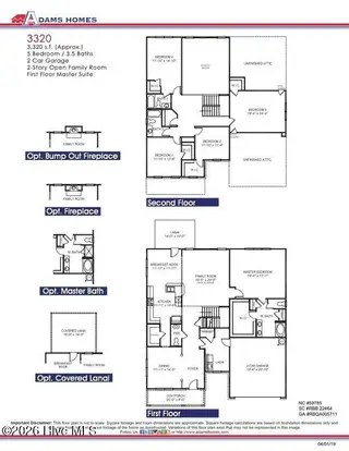 108 Jackson Ridge Way, Pikeville, NC 27863 – photo 2: 3320 Floor Plan
