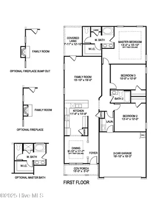 94 Fishing Creek Drive, New Bern, NC 28562 – photo 3: Plan 1727 - Floor Plans