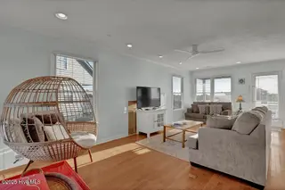 2137 Ocean Boulevard A, Topsail Beach, NC 28445 — 2-bedroom condo in Serenity Point, Topsail Beach, NC, photo 10 of 65: Living Room