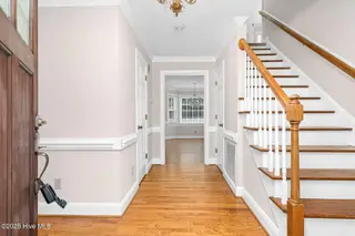 4009 Brassfield Drive, Rocky Mount, NC 27803 – photo 4: Lovely hardwoods on 1st floor.