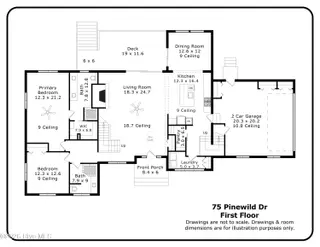 75 Pinewild Drive, Pinehurst, NC 28374 – photo 4: 75 Pinewild Dr._First Floor_page-0001