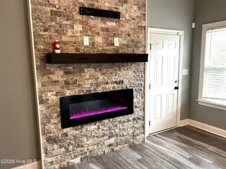412 Taylor Place, Goldsboro, NC 27430 — 2-bedroom townhome in Taylor Commons, Goldsboro, NC, photo 13 of 24: Electric Fireplace