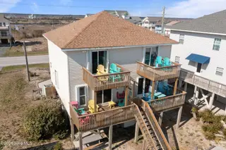 3802 Island Drive, North Topsail Beach, NC 28460 – photo 9: Overhead view - Facing ICW