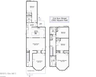 214 Nun Street, Wilmington, NC 28401 – photo 5: Floor Plan - 214 Nun Street