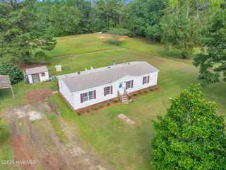 2216 Bell Williams Road, Burgaw, NC 28425 — 3-bedroom manufactured home, Burgaw, NC, photo 2 of 25: Welcome Home from Above!