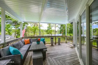 210 Gangplank Road, New Bern, NC 28562 – photo 6: Covered Porch with Water Views