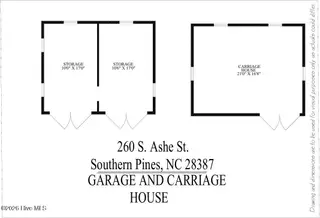 260 S Ashe Street, Southern Pines, NC 28387 – photo 8: Garage and Carriage House JPG