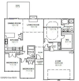 4015 Bluewater Boulevard, New Bern, NC 28562 – photo 4: Floor Plan
