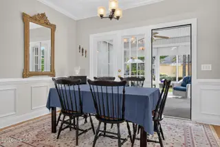 4150 Bedford Way, Southport, NC 28461 – photo 15: Dining Room with Chair Rail